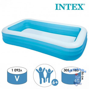 Бассейн надувной INTEX Family Pool 305х183х56см, 58484NP