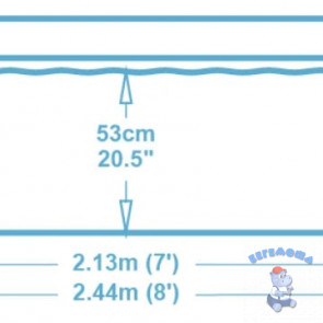 Бассейн Bestway Fast Set 57265, 244х66 см