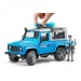 Полицейский внедорожник Land Rover Defender Station Wagon с фигуркой