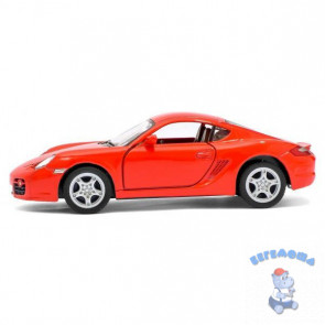 Машинка модель PORSCHE CAYMAN S в коробке Kinsmart KT5307W