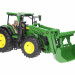 Трактор Bruder 03151 John Deere 7R 350 с фронтальным погрузчиком