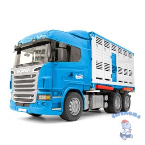Фургон Scania для перевозки животных с коровой (подходит модуль со звуком и светом 