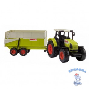 Трактор CLAAS Ares 835 RZ с прицепом 57 см